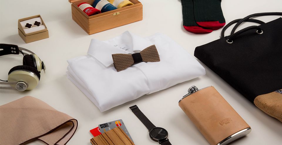 BeWooden - Holzfliege Aliq mit weiteren Accessoires
