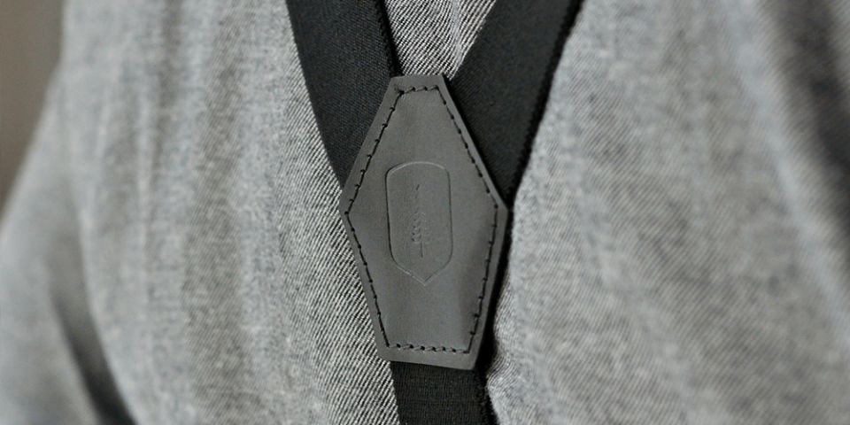 BeWooden - Hosenträger für den Mann Apis Suspenders Rücken
