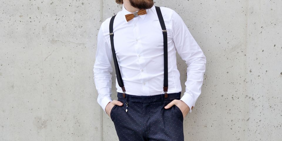 Hosenträger für den Mann Brunn Suspenders Model