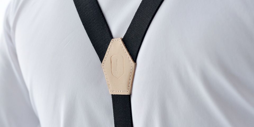 BeWooden - Hosenträger für den Mann Lux Suspenders Detail
