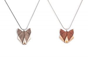 Wolf & Fox Pendant Set