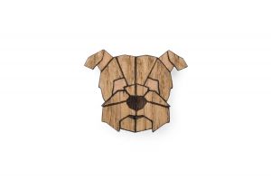 Holzbrosche Herman Brooch