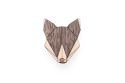 Holzbrosche Wolf Brooch
