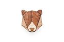 Holzbrosche Bear Brooch