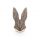 Holzbrosche Hare Brooch