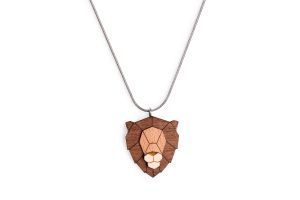 Holzanhänger Lion Pendant