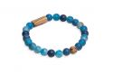 Perlenarmband Aqua Zebrano Bracelet