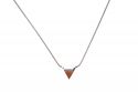 Halskette Red Necklace Triangle