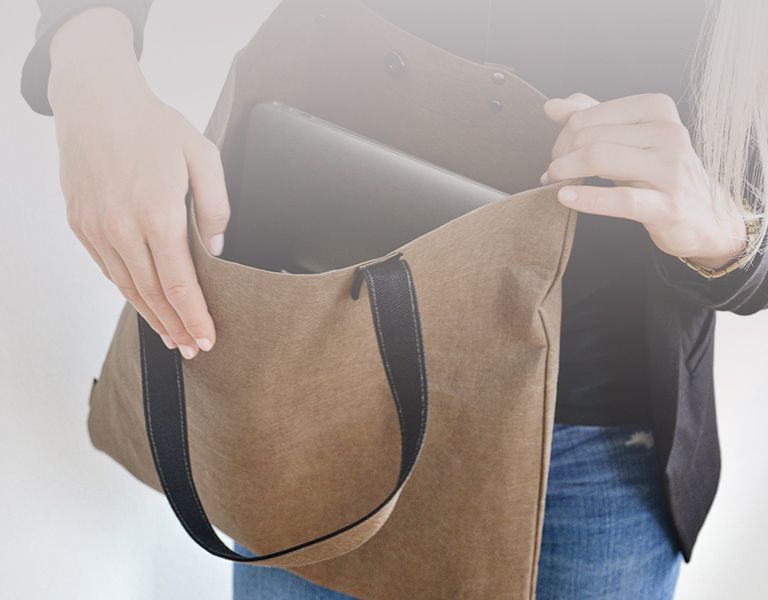 Damen Papiertasche