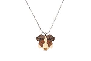 Holzanhänger Australian Shepherd Pendant