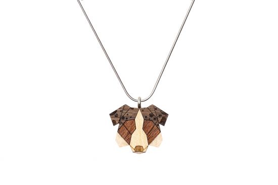 Holzanhänger Australian Shepherd Pendant