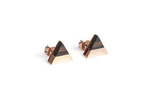 Metallohrringe Rose Earrings Triangle