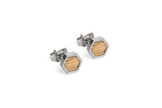 Metallohrringe Lini Earrings Hexagon
