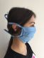 Stilvolle Mund-Nasen-Maske BeWooden aus 100% Baumwolle