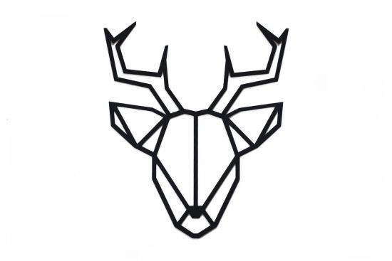 Holzdeko Deer Siluette