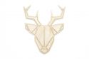 Holzdeko Deer Polygon