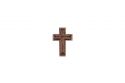 Holzbrosche Agnus Cross Brooch