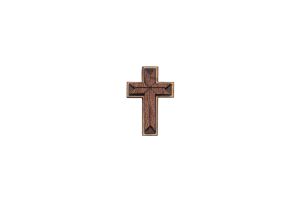 Holzbrosche Agnus Cross Brooch Holzbrosche Agnus Cross Brooch