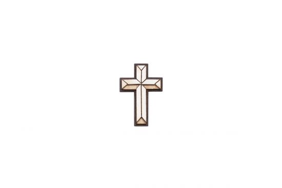 Holzbrosche Maria Cross Brooch Holzbrosche Maria Cross Brooch