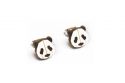 Holzohrringe Panda Earrings