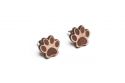 Holzohrringe Paw Earrings