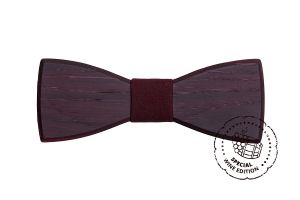 Holzfliege Red wine Bow Tie