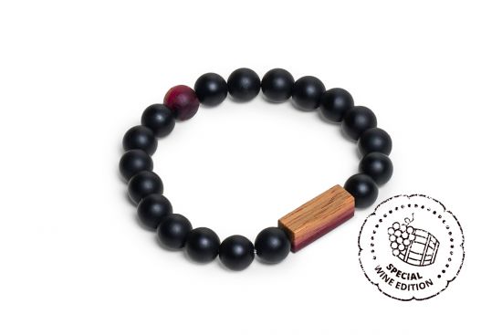 Perlenamband Red Wine Bracelet