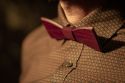 Holzfliege Red wine Bow Tie