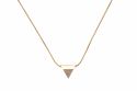 Halskette White Wine Gold Necklace