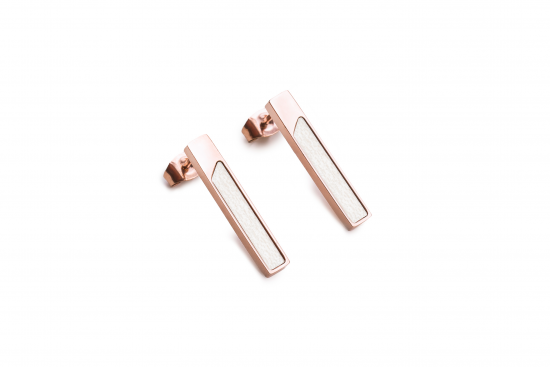 Metallohrringe Bright earrings rectangle