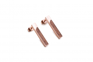 Metallohrringe Rea Earrings Rectangle