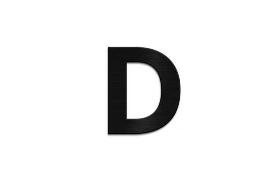 Holzbuchstabe Letter D