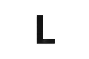 Holzbuchstabe Letter L