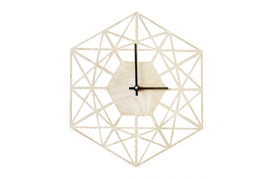 Holzuhr Net Clock