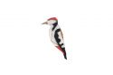 Holzbrosche Woodpecker Brooch