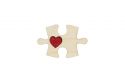 Holzbrosche Puzzle 1 Brooch