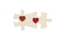 Holzbrosche Puzzle 1 Brooch