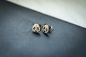 Holzohrringe Panda Earrings