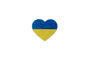 Holzbrosche  Ukraine Brooch