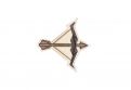 Holzbrosche Sagittarius Brooch