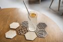 Holzuntersetzer Deco Coasters