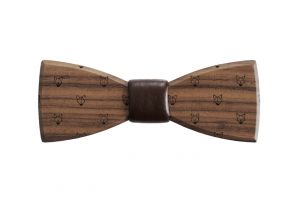 Holzfliege Wolf Bow Tie