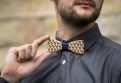 Holzfliege Cubro Bow Tie