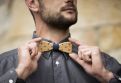 Holzfliege Lion Bow Tie