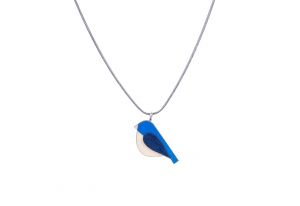 Holzanhänger Blue Bird Pendant