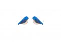 Holzohrringe Blue Bird Earrings
