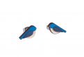 Blue Bird Earrings