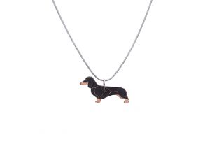 Holzanhänger Walking Dachshund Pendant