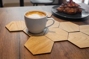 Holzuntersetzer Oak Coasters