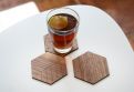 Holzuntersetzer Apis Coasters